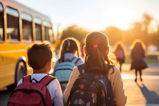 Trasporto scolastico per bambini 